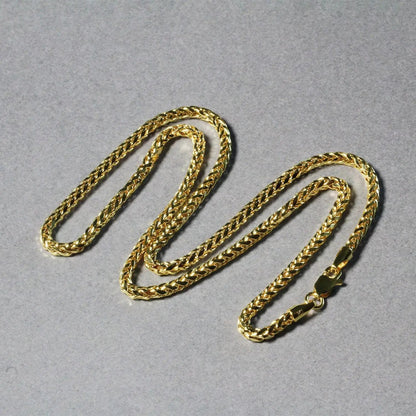 2.7mm 14k yellow gold lite diamond-cut round Franco chain necklace by Bids.com on Tampa Home & Garden Store