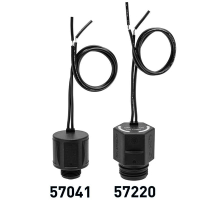 Orbit 24V sprinkler valve solenoids two, plastic housings with wires, models 57041 & 57220 on Tampa Home & Garden Store