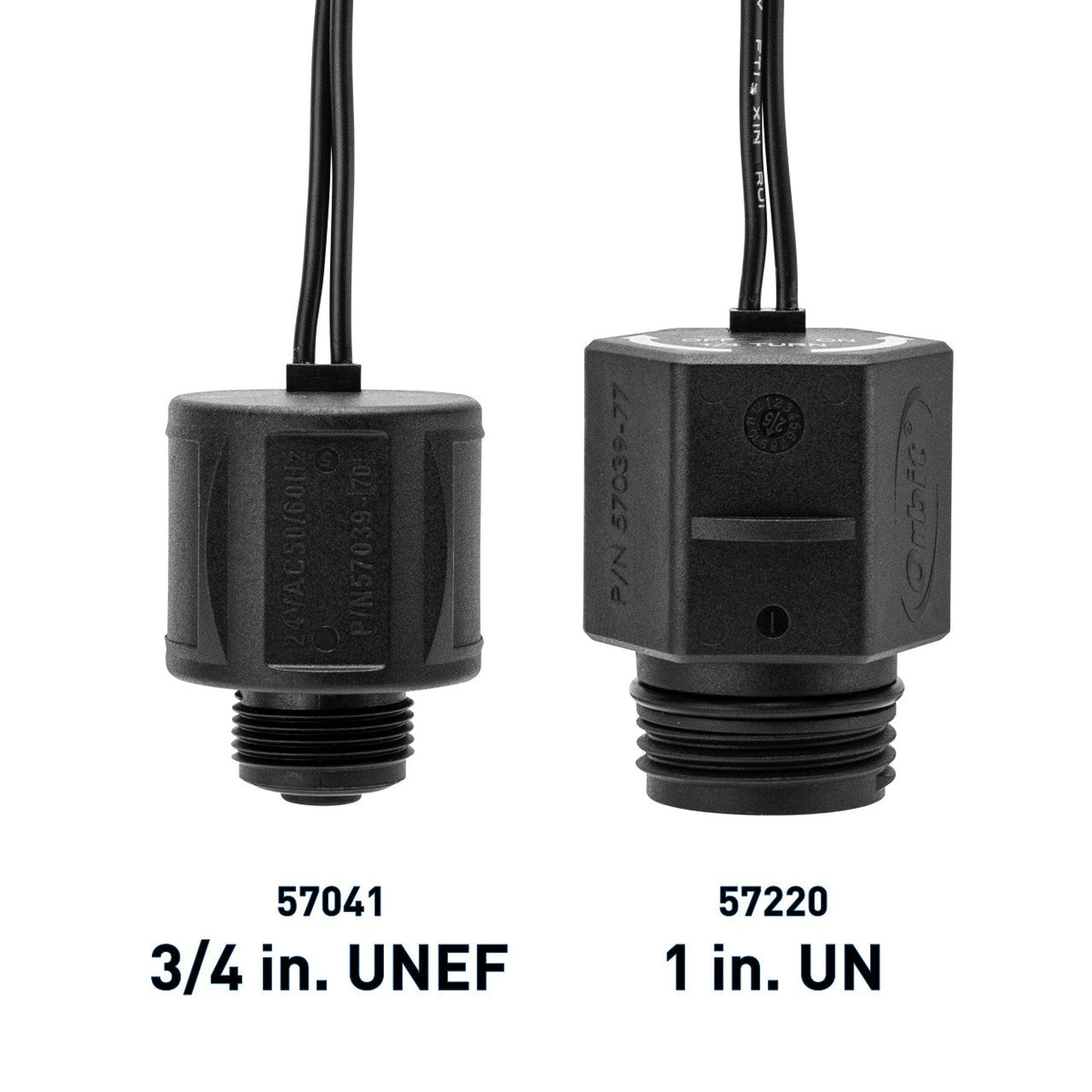 Orbit 24V sprinkler solenoids with 3/4 in UNEF and 1 in UN fittings Orbit Irrigation on Tampa Home & Garden Store