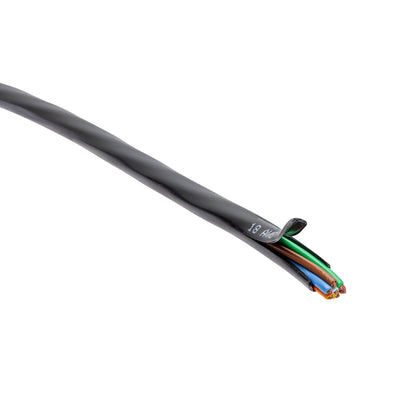 7-Strand sprinkler wire 57088 Orbit, black jacket with blue/green/brown/orange conductors on Tampa Home & Garden Store