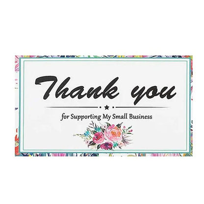 English Holiday Thank You Card for Do It Yourself