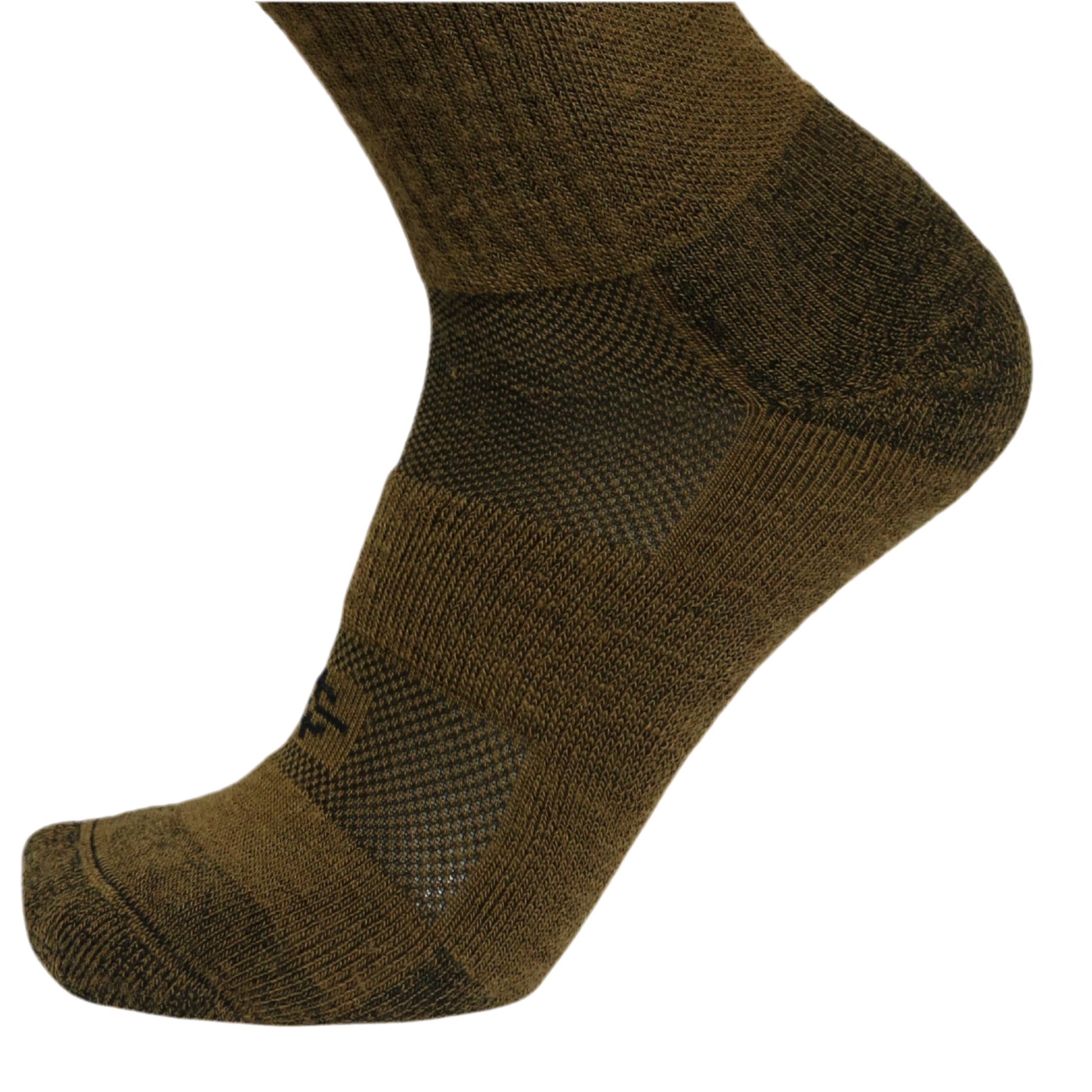 Wool BEAST OTC over-the-calf socks in olive-brown camo by Covert Threads military knee socks on Tampa Home & Garden Store