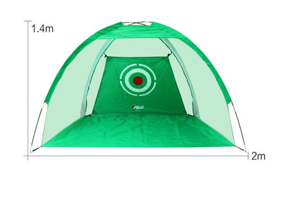 My Store golf practice net tent with green mesh hitting cage, 1.4m tall by 2m wide training on Tampa Home & Garden Store