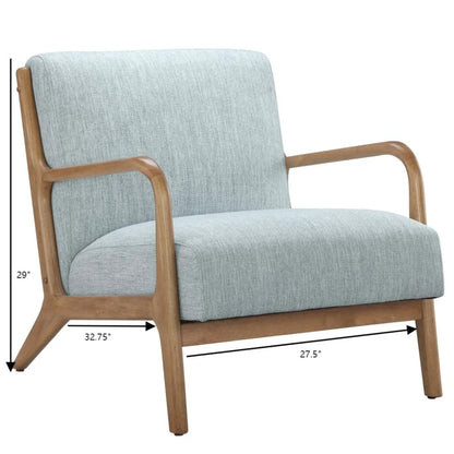 Mid-Century Style Lounge Chair With Upholstery