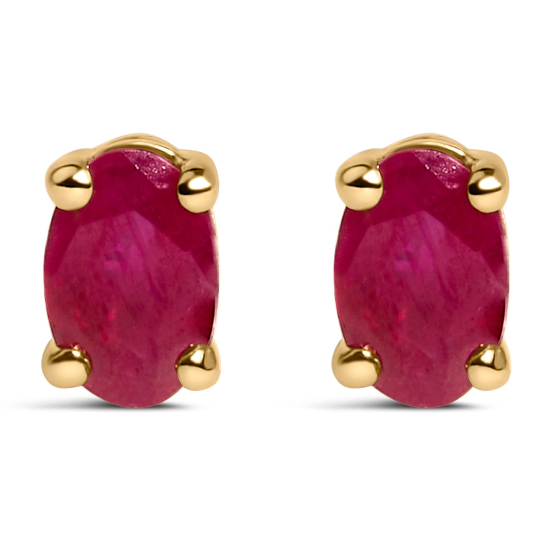 Earrings gold-tone with purple oval stones 2 pcs Bids.com on Tampa Home & Garden Store