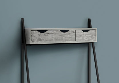 Computer desk by Unique Piece Furniture with 3 storage drawers and black angled legs on Tampa Home & Garden Store