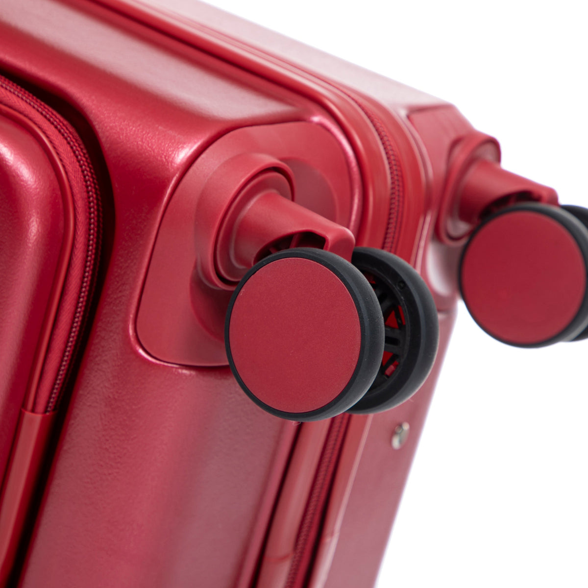 Luggage set red ABS spinner wheels 2-piece HouseOfZazla on Tampa Home & Garden Store