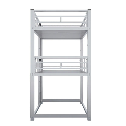 Triple Bunk Bed with Sturdy Construction