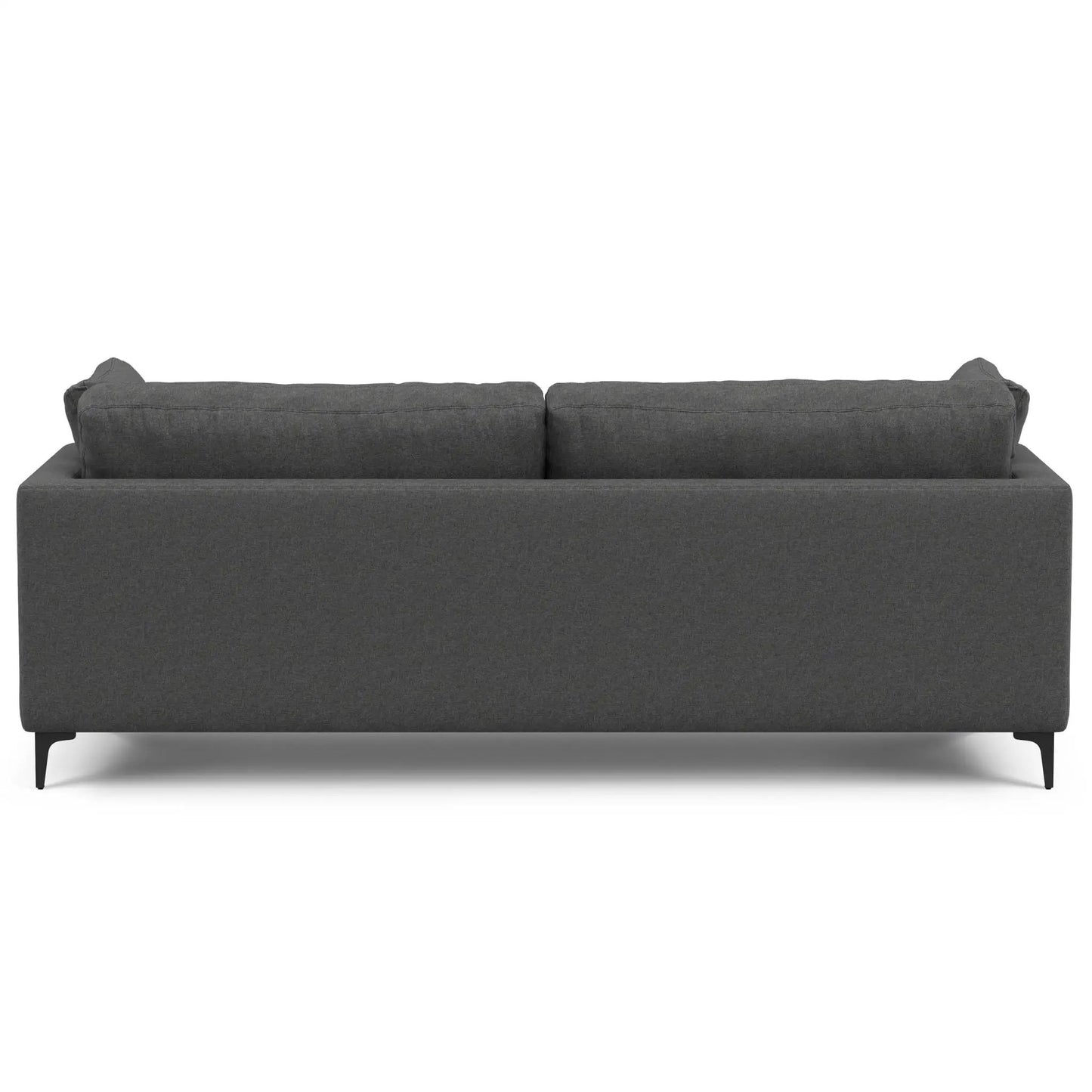 Ava Mid Century Sofa with Ottoman Set in Fabric
