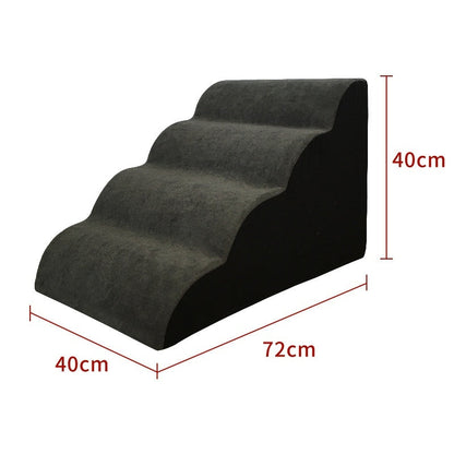Pet Removable And Washable Stairs Bed Steps gray carpeted dog steps 72x40x40 cm Sell My Stuff on Tampa Home & Garden Store