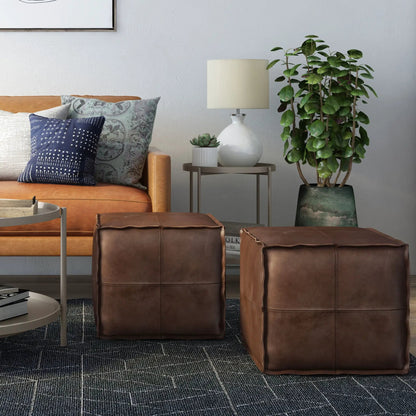 Brody Versatile Square Pouf for Living Rooms