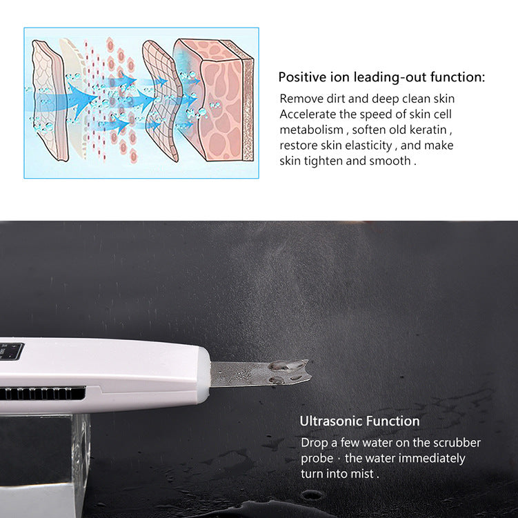 HailiCare Ultrasonic Peeling Machine To Remove Aging Horny Peeling Instrument Hydrogen And Oxygen Small Bubble Beauty - Tampa Home & Garden Store