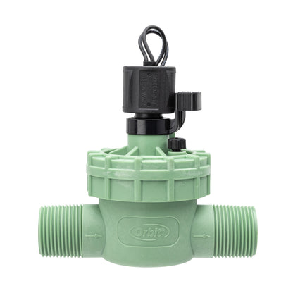 1in MPT Jar Top Automatic Valve Orbit, green body with black solenoid on Tampa Home & Garden Store