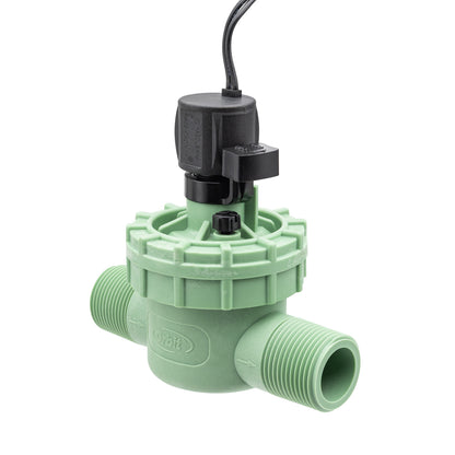 Orbit 1 in MPT jar-top automatic valve for underground sprinklers, green body with black top on Tampa Home & Garden Store