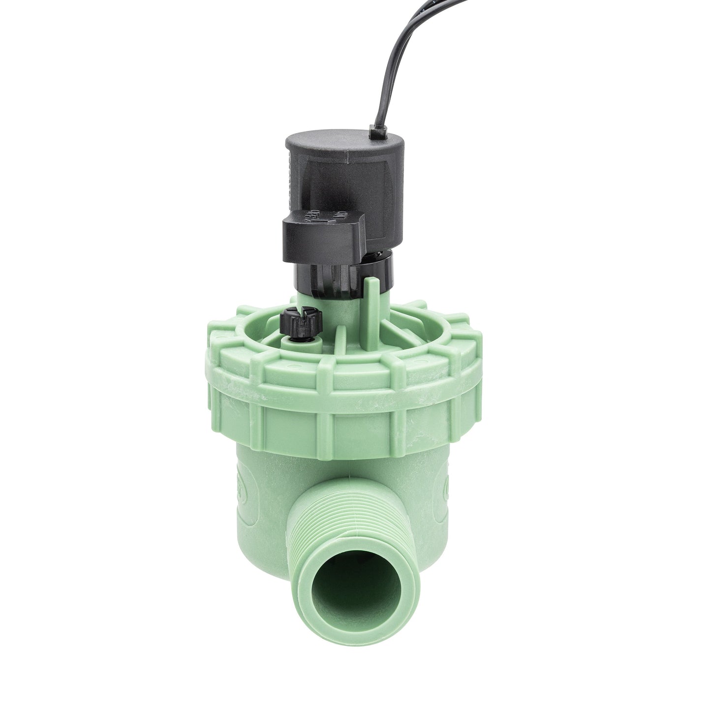1 in MPT jar-top automatic valve with black top and green base for underground irrigation on Tampa Home & Garden Store