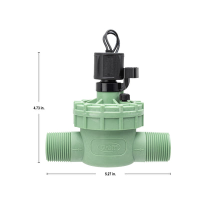 1in MPT Jar Top Automatic Valve Orbit Irrigation underground sprinkler system, green on Tampa Home & Garden Store