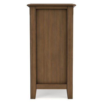 Burlington Handcrafted Low Storage Cabinet in warm brown wood finish by HouseOfZazla on Tampa Home & Garden Store