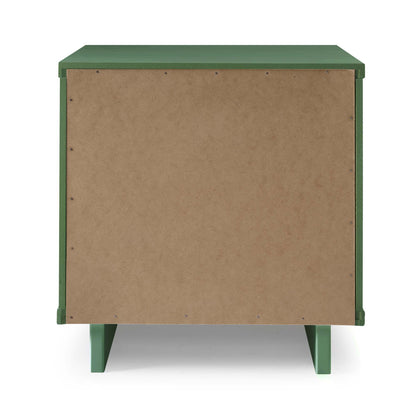 Granville Nightstand green solid wood accent with 2 drawers by HouseOfZazla on Tampa Home & Garden Store