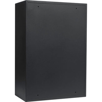 Adjustable Key Cabinet With Combination Lock black metal wall-mount storage cabinet with holes on Tampa Home & Garden Store