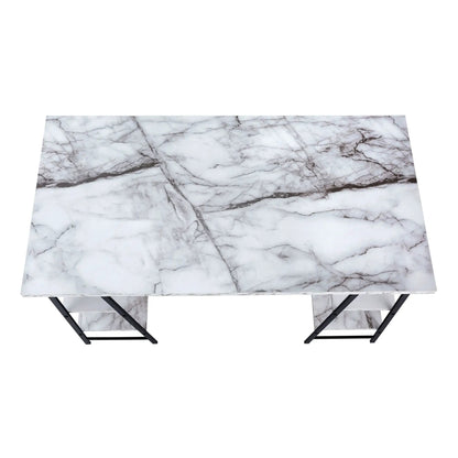 Industrial Computer Desk with Shelves for Home