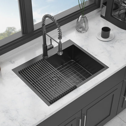 Modern Drop In Kitchen Sink 16 Gauge Steel