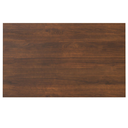 Square mango wood dining table top with dark finish and visible grain on Tampa Home & Garden Store