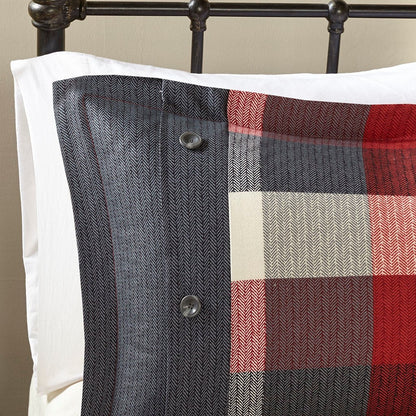 Queen 7 Piece Herringbone Comforter and Set