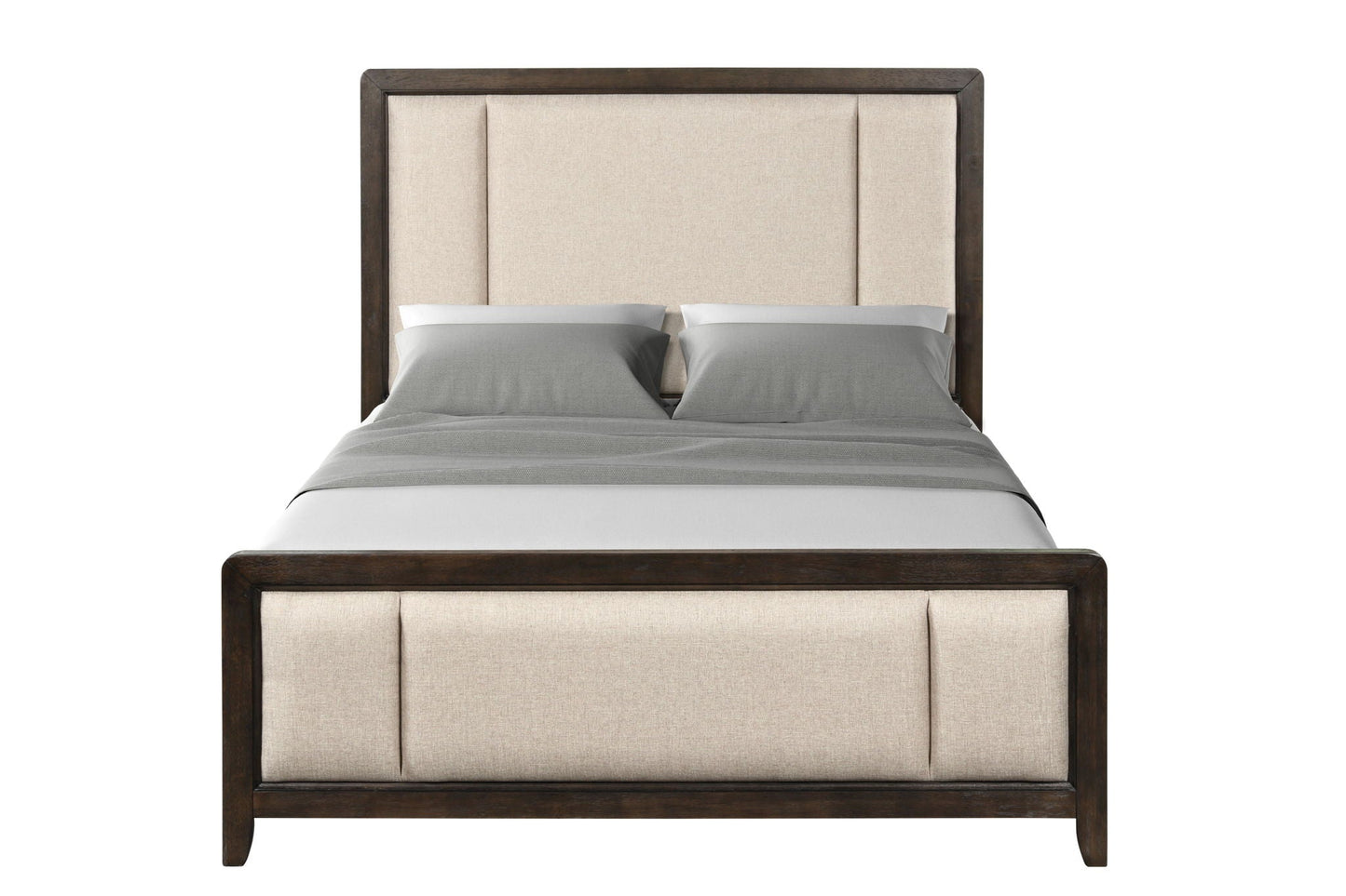 Upholstered Headboard and Footboard Bed Frame