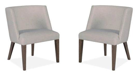 Kavanaugh upholstered host side chairs gray fabric, set of 2, Unique Piece Furniture on Tampa Home & Garden Store