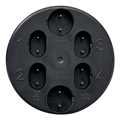 Battery-Powered Sprinkler Controller base by Orbit Irrigation with four numbered ports 1–4 on Tampa Home & Garden Store