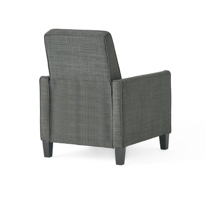 Upholstered Push Back Recliner Chair and Lounge