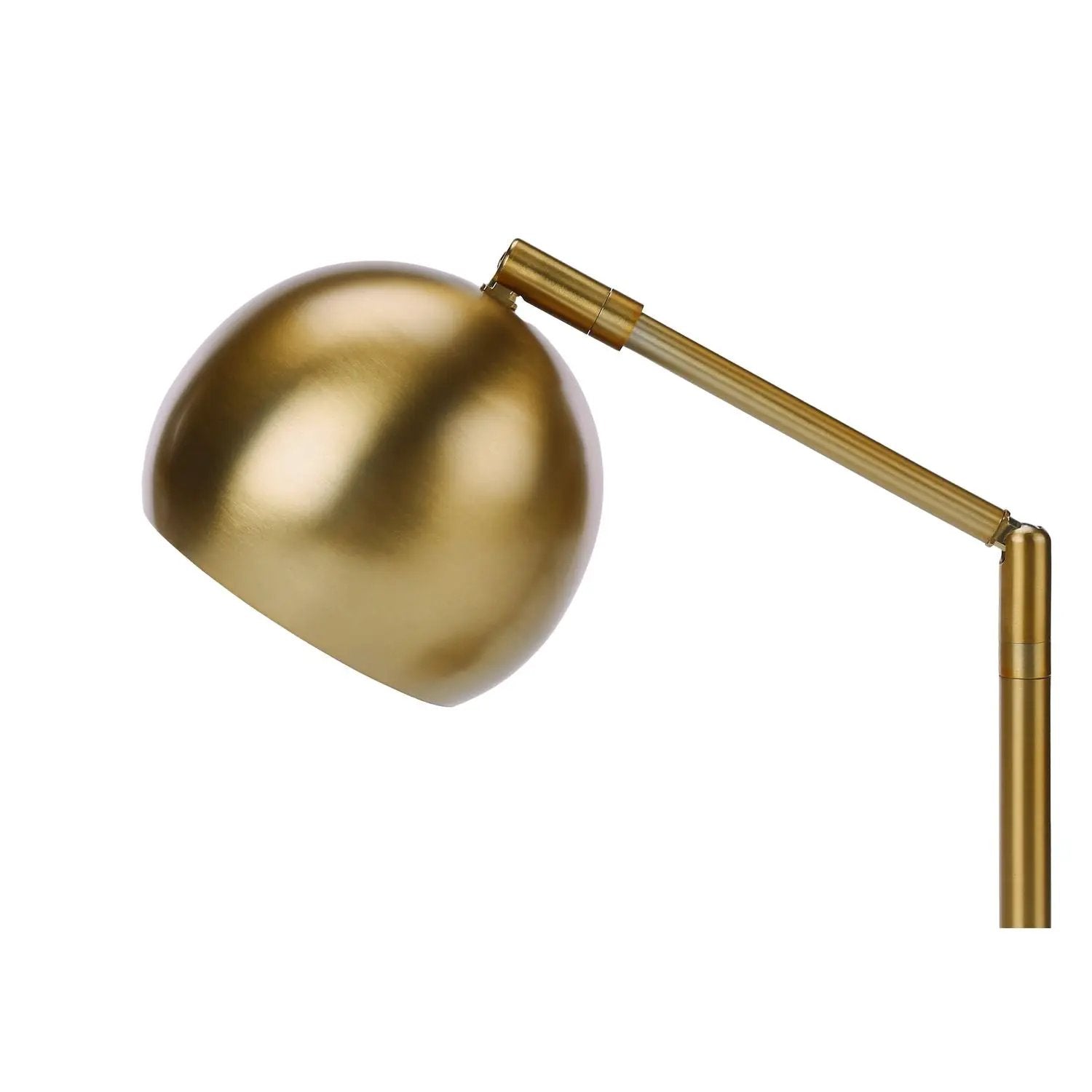 Gold contemporary table lamp with brass finish and dome shade by Unique Piece Furniture on Tampa Home & Garden Store