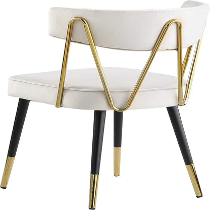 Glam Dining Chairs Set of Two Modern Luxury