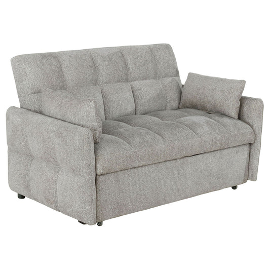 Alvara Tufted Pull Out Sofa With Memory Foam