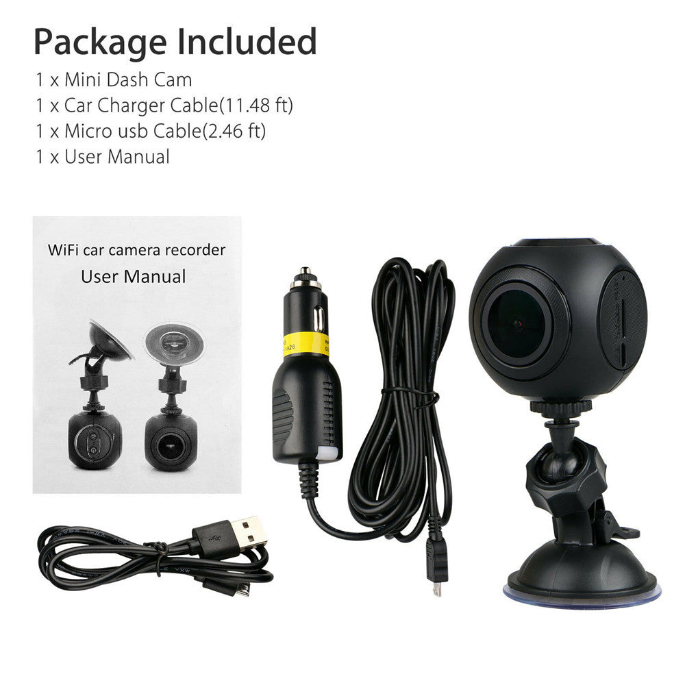 Sell My Stuff 1x Mini WiFi car dash cam FHD 1080P with GPS and night vision; 1x car charger on Tampa Home & Garden Store
