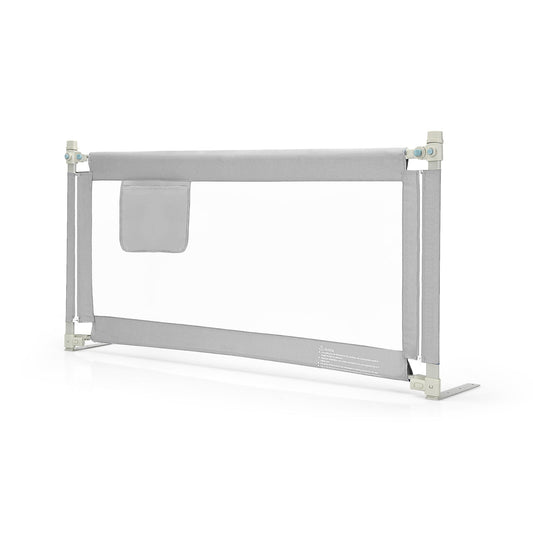 57 Inch Toddlers Vertical Lifting Baby Bed Rail Guard with Lock - Tampa Home & Garden Store