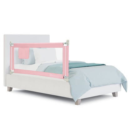 57 Inch Toddlers Vertical Lifting Baby Bed Rail Guard with Lock