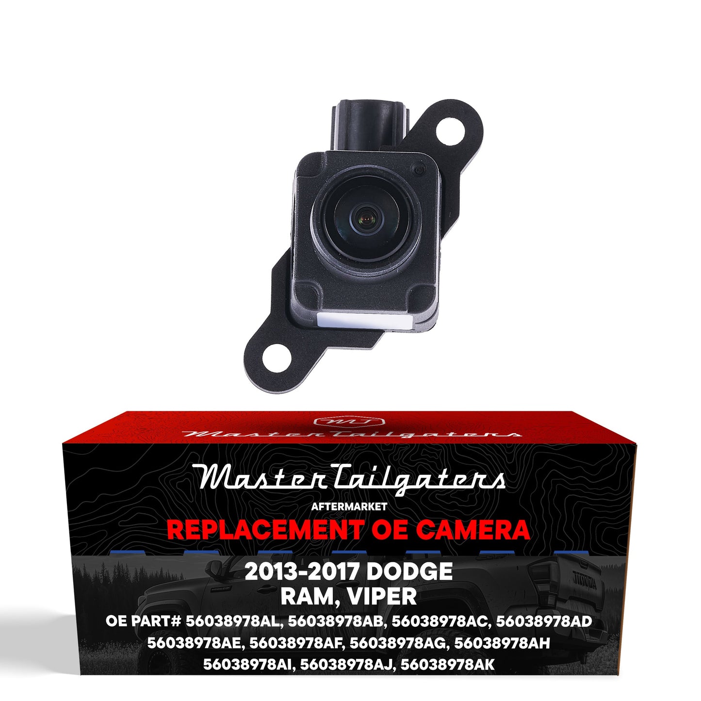 OEM backup camera by Master Tailgaters for 2013-2015 Dodge Ram and 2013-2017 Viper on Tampa Home & Garden Store