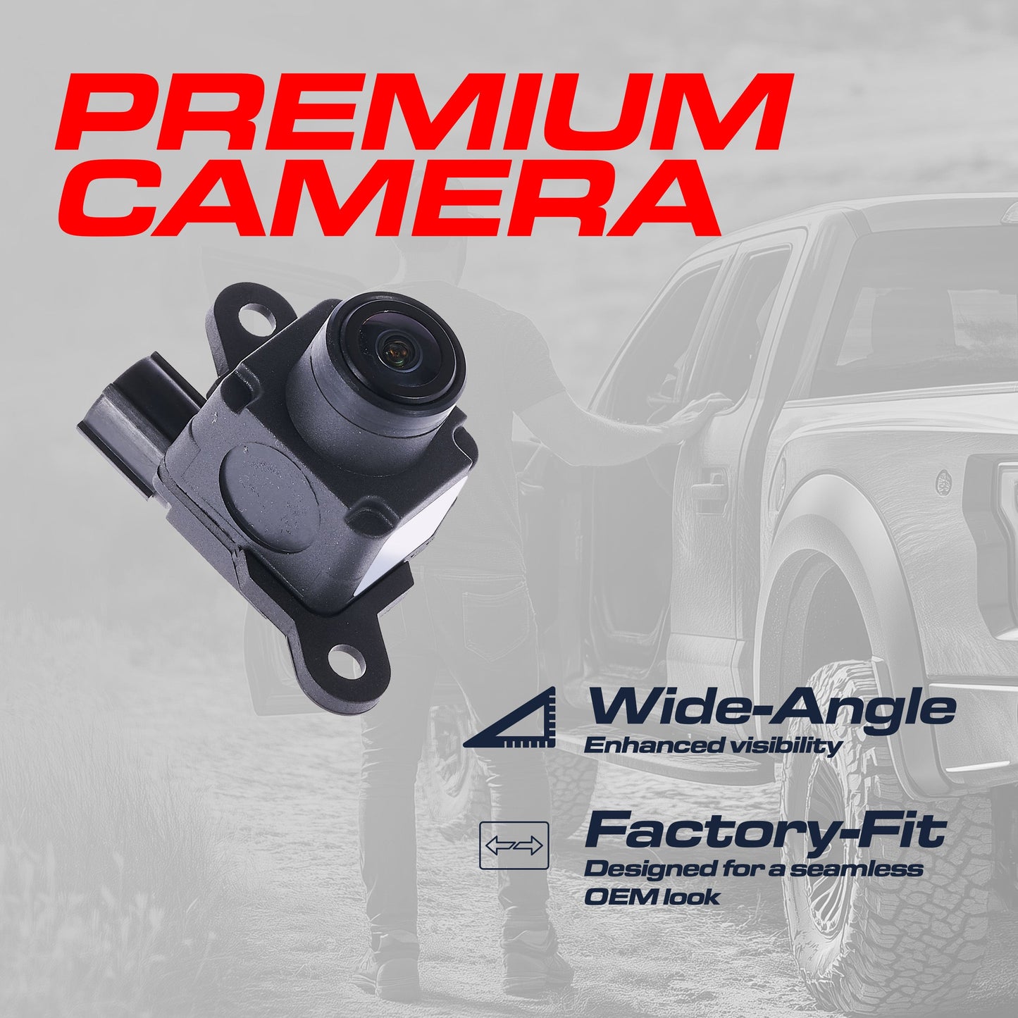 Backup camera OEM replacement for Dodge Ram and Viper by Master Tailgaters, wide-angle on Tampa Home & Garden Store