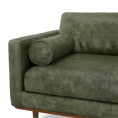 Morrison Brazilian Leather Sofa and Ottoman Set