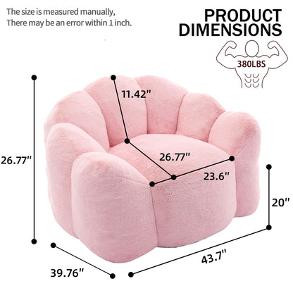 Elegant Lotus Style Pull Down Sofa with Legs