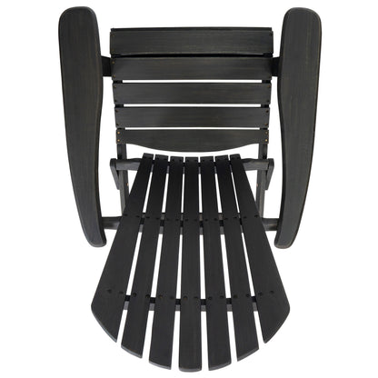 Malibu Adirondack Chair dark stained wood outdoor furniture by HouseOfZazla on Tampa Home & Garden Store