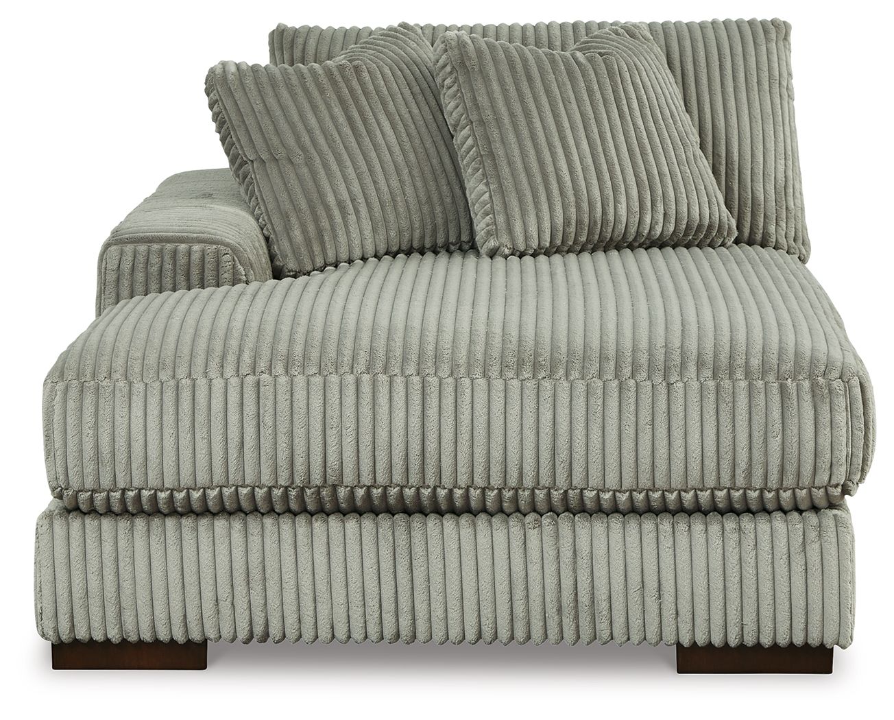 Lindyn Sectional Sofa with Cord Upholstery