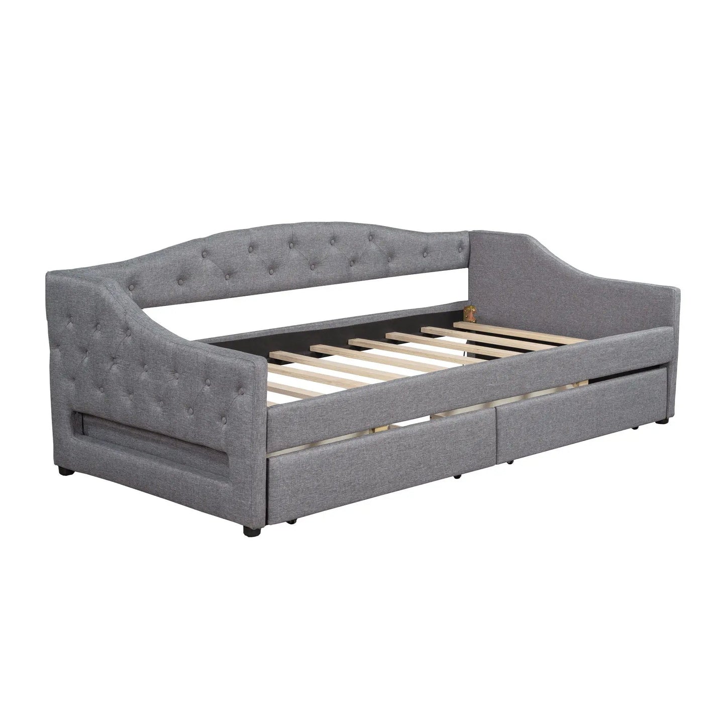 Daybed With LED Lighting and Upholstered Frame