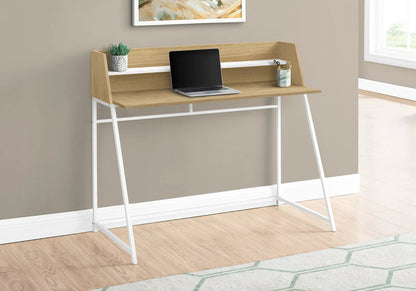 Marble Look Computer Desk for Home Office