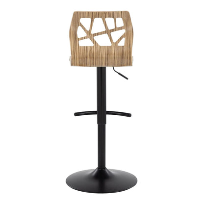 Folia Adjustable Barstool With Swivel Footrest