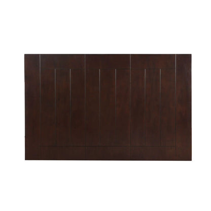 Urbana Cherry dining table with dark paneled wood surface by Unique Piece Furniture on Tampa Home & Garden Store