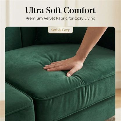 Contemporary Velvet Sofa For Living and Home