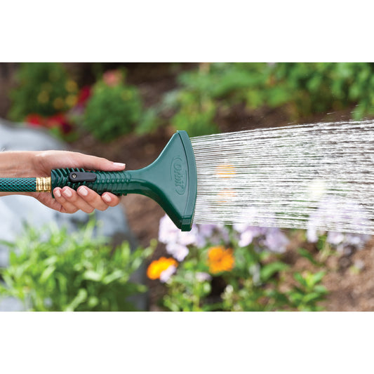 Plastic Fan Spray Shower Nozzle with Shut-Off Lever and Spike