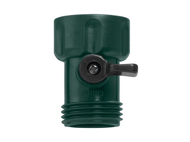 Hose end shut-off coupling Orbit Irrigation green plastic with lever handle 58086 on Tampa Home & Garden Store